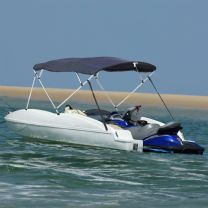  Biminitop 4 bogen met zijwanden 243x(185-198)x137 cm