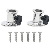  Biminibasis2 st voor 26 mm buis rondroestvrij staal