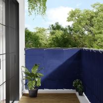  Balkonscherm 120x800 cm 100% polyester oxford blauw