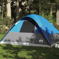  Koepeltent 6-persoons waterdicht blauw