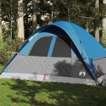  Koepeltent 6-persoons waterdicht blauw