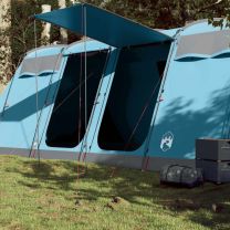  Tunneltent 10-persoons waterdicht blauw