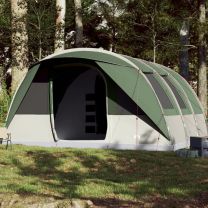  Tunneltent 7-persoons waterdicht groen