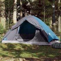  Koepeltent 2-persoons waterdicht blauw