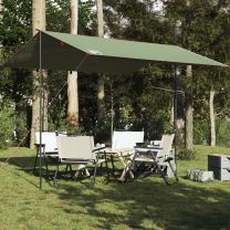  Kampeerluifel waterdicht 360x294 cm groen