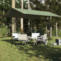  Kampeerluifel waterdicht 400x294 cm groen