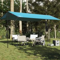  Kampeerluifel waterdicht 500x294 cm blauw