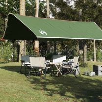  Kampeerluifel waterdicht 500x294 cm groen