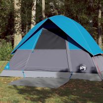  Koepeltent 3-persoons waterdicht blauw