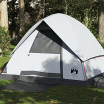  Koepeltent 4-persoons waterdicht verduisterend stof wit
