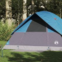  Koepeltent 6-persoons waterdicht blauw