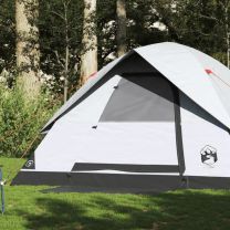  Koepeltent 6-persoons waterdicht verduisterend stof wit