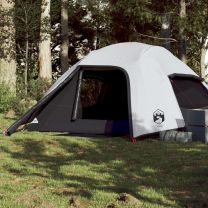  Koepeltent 4-persoons waterdicht verduisterend stof wit