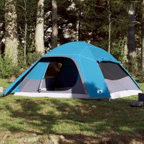  Koepeltent 6-persoons waterdicht blauw