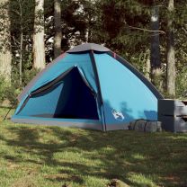  Koepeltent 4-persoons waterdicht blauw