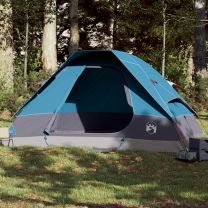  Koepeltent 6-persoons waterdicht blauw