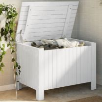  Opbergbox met deksel RANA 80x49x54 cm massief grenenhout wit