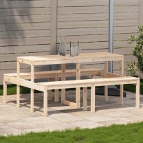  Picknicktafel 160x134x75 cm massief grenenhout