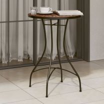 Bistrotafel mozaek 50x70 cm keramiek terracottakleurig