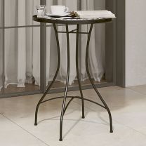  Bistrotafel mozaek 50x70 cm keramiek zwart en wit