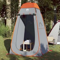  Privacytent pop-up waterdich grijs en oranje