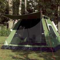  Koepeltent 5-persoons snelontgrendeling groen