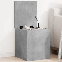  Opbergbox 40x42x46 cm bewerkt hout betongrijs