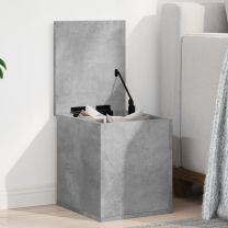  Opbergbox 30x35x35 cm bewerkt hout betongrijs