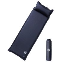  Kampeermatras met gentegreerd kussen zelfopblazend grijs