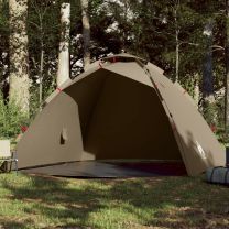  Tent 4-persoons snelontgrendeling bruin