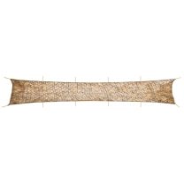  Camouflagenet met opbergzak 1038x137 cm zandkleurig