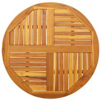  Tafelblad rond  90x2,2 cm massief acaciahout