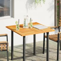  Tafelblad vierkant 80x80x2,2 cm massief acaciahout