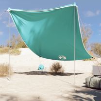  Strandluifel met zandankers 214x236 cm groen