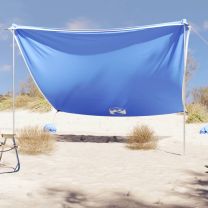  Strandluifel met zandankers 304x300 cm blauw