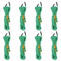  Tentscheerlijnen met spanners 8 st reflecterend 4 m 4 mm