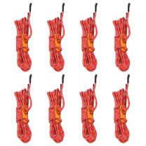  Tentscheerlijnen met spanners 8 st reflecterend 4 m 4 mm