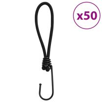  Spanelastiek met haken 50 st 17 cm