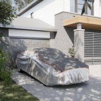  Autohoes voor sedan hagelbescherming L zilverkleurig en grijs