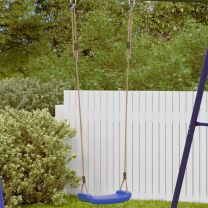  Schommelzitje voor kinderen 1-persoons verstelbaar touw blauw