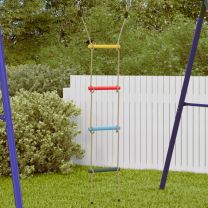  Touwladder voor kinderen met 4 sporten meerkleurig
