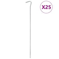  Tentharingen 25 st 5 mm 30 cm gegalvaniseerd staal