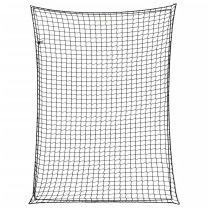Aanhangwagennet elastisch touw 4x3 m polypropeen zwart