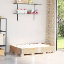  Palletopzetrand 150x100 cm massief grenenhout