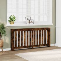  Radiatorombouw 175x20x82 cm bewerkt hout gerookt eikenkleurig