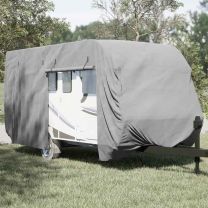  Caravanhoes 610x250x220 cm vliesvlies grijs