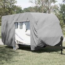  Caravanhoes 670x250x220 cm vliesvlies grijs