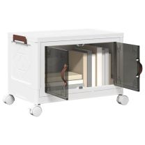  Opbergbox stapelbaar met wielen 28 L 48x29,5x33 cm