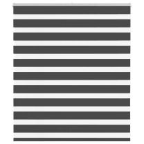  Zebra rolgordijn 135x100 cm stofbreedte 130,9 cm zwart