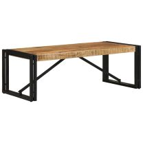  Salontafel 100x50x35 cm massief ruw mangohout